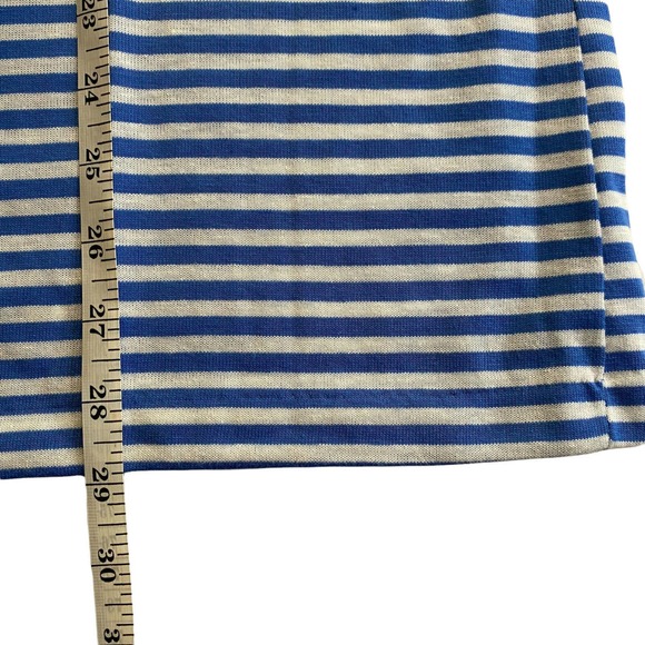 Vintage Boston Harbour Sportswear Polo Striped Blue & White Size XL NOS - Picture 9 of 9